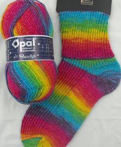 Opal Happy 9090 Surprise silver effect sock / glove knitting yarn
