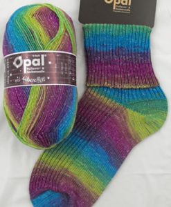 Opal Happy 9091 Surprise 2 silver effect sock / glove knitting yarn