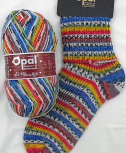Opal Happy 9094 Brasil silver effect sock / glove knitting yarn