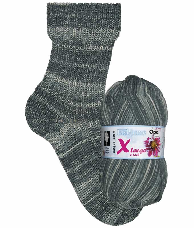 Opal Eisblume (Frost Flower) 9225 Winterschlaf (Hibernation) 8-ply sock / glove knitting yarn