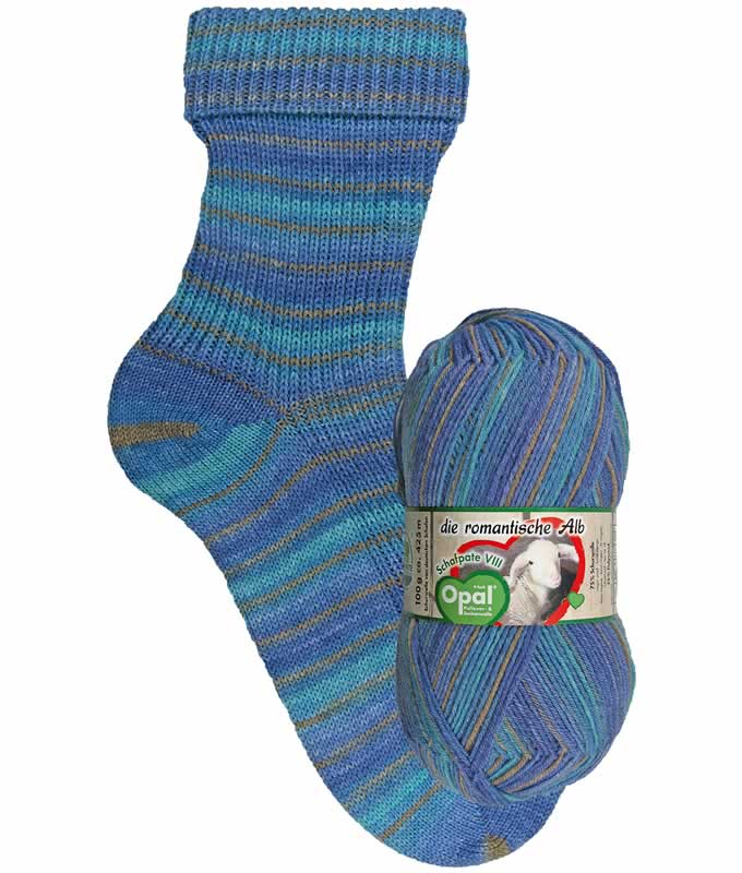 Opal Schafpate VIII 9201 Sheepdog (Hütehund) Sock / Glove Knitting Yarn