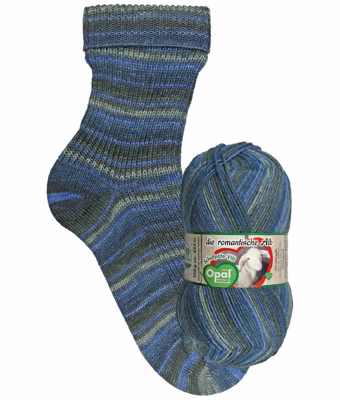 Opal Schafpate VIII 9205 Bivouac (Nachtlager) Sock / Glove Knitting Yarn