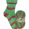 Opal Rainforest 14 9620 Die Gemüserowdys (Vegetable Vandal) 4-ply sock / glove knitting yarn