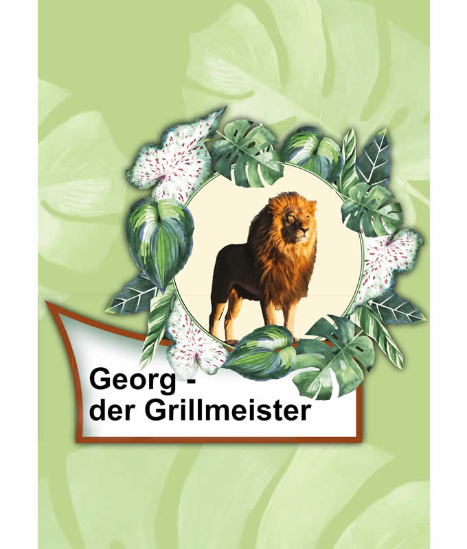 Opal Rainforest 14 XIV 9624 Georg der Grillmeister (the grill master) 4-ply sock / glove knitting yarn