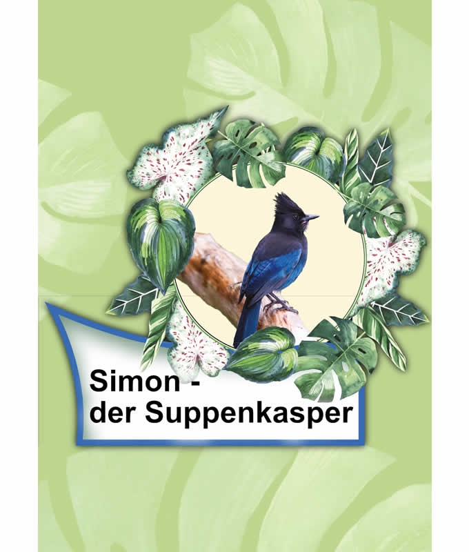 Opal Rainforest 14 XIV 9625 Simon der Suppenkasper (the soup Kasper) 4-ply sock / glove knitting yarn