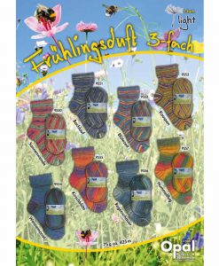 Opal Light Frühlingsduft (Spring Scent) 3-ply sock / glove knitting yarn