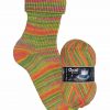 Opal Lucky mit Silbereffekt (with Silver Effect) 9480 Goldig (Cute) 4-ply sock / glove knitting yarn