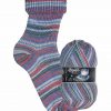 Opal Lucky mit Silbereffekt (with Silver Effect) 9481 Malerisch (Picturesque) 4-ply sock / glove knitting yarn