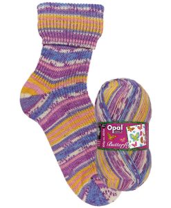 Opal Butterfly 9651 Sonniger Rundflug (Sunny Sightseeing) 4-ply sock / glove knitting yarn