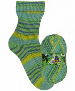 Opal Rainforest 16 XVI 9901 Quasselstrippen (The Chatterboxes) 4-ply sock / glove knitting yarn