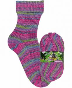 Opal Rainforest 16 XVI 9905 Die Diva (The Diva) 4-ply sock / glove knitting yarn